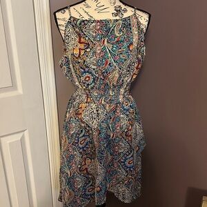 SHEIN Multicolor Paisley Mini Dress